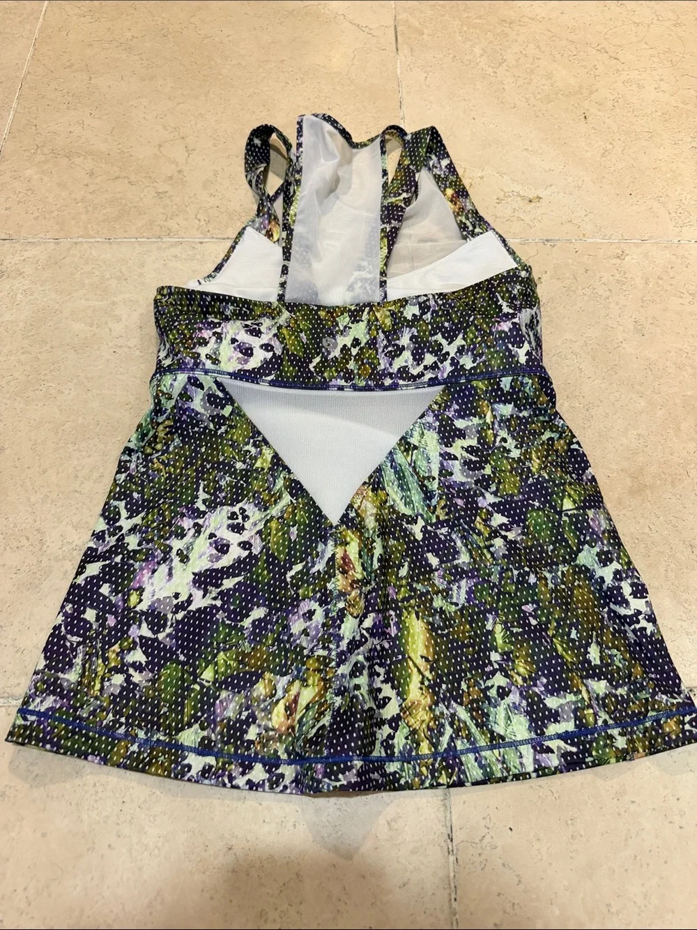 lululemon athletica Multicolor Floral Racerback Tank